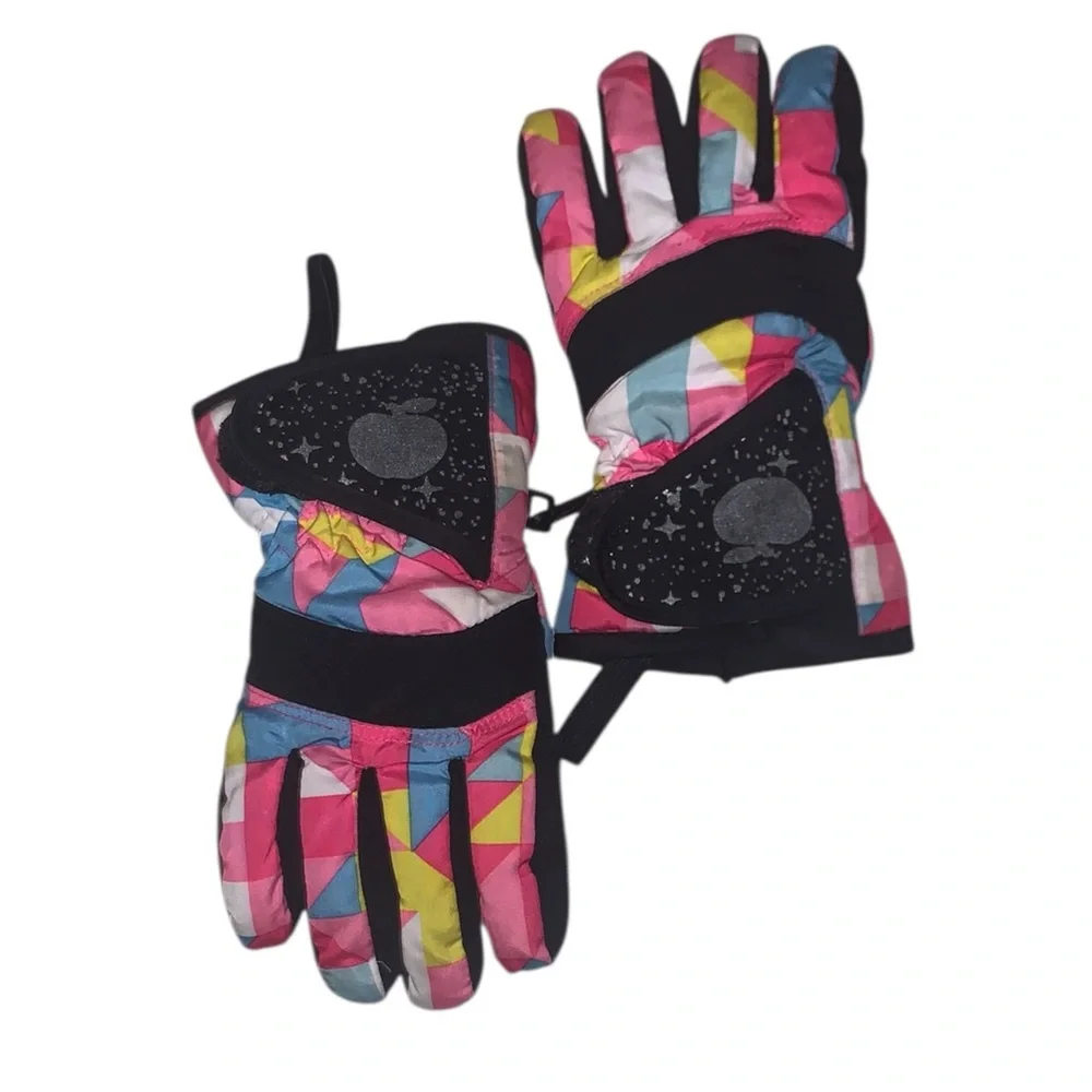 The Children’s Place Colorful Geometric Winter Gloves Snow Gloves